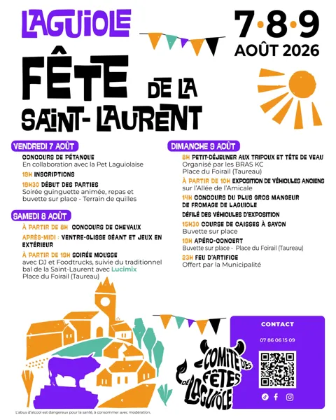 Fête de la Saint-Laurent  Laguiole