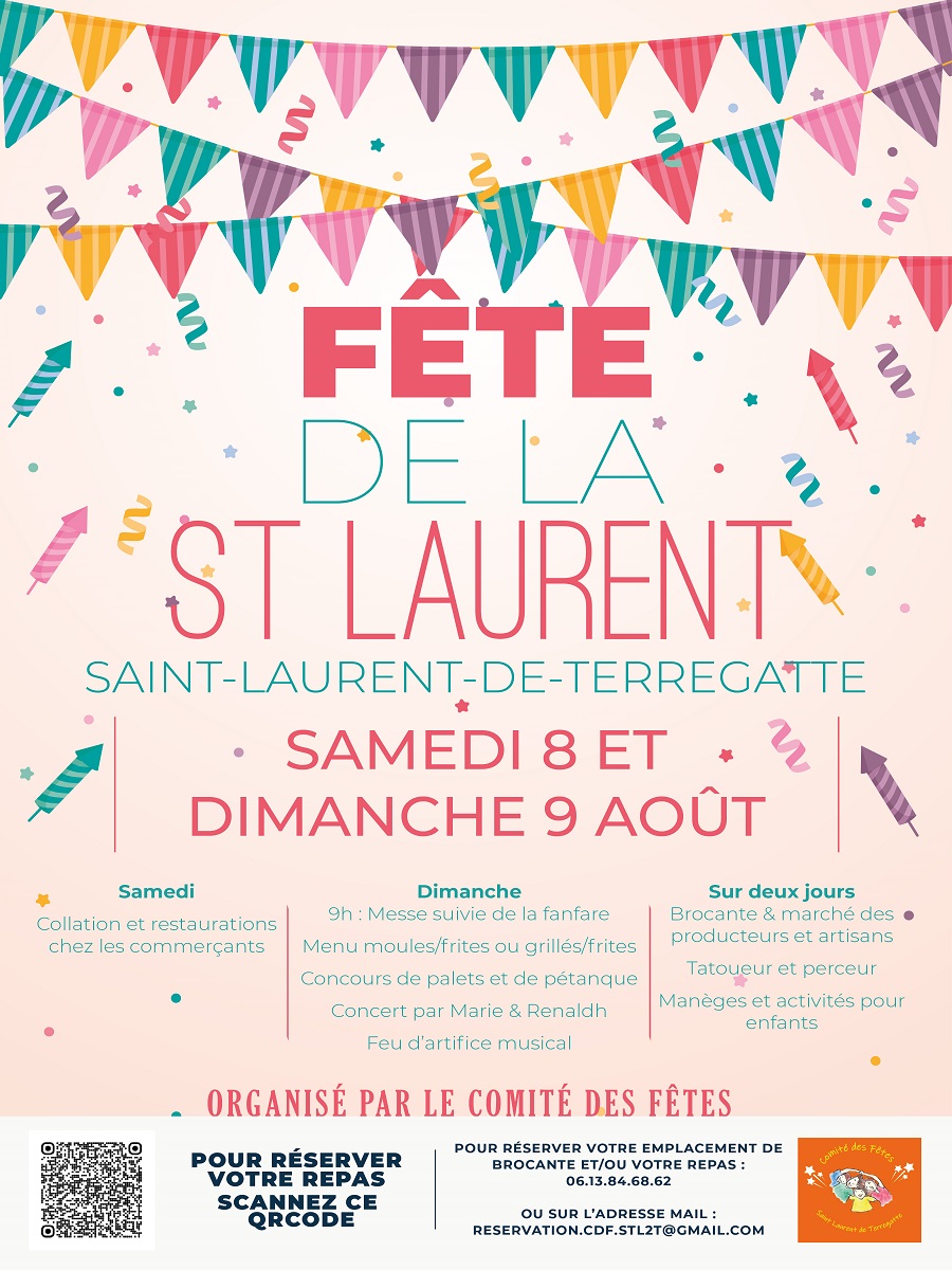 Fête de la Saint-Laurent Saint-Laurent-de-Terregatte