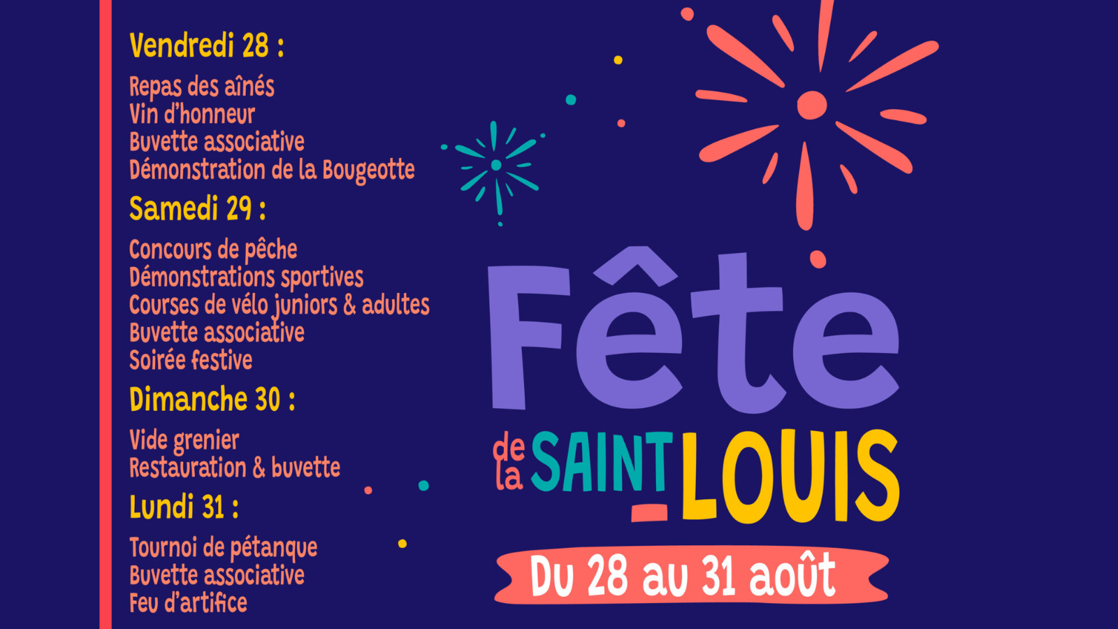 Fête de la Saint-Louis 45 Avenue de Saint-Médard d'Eyrans Cadaujac 2026-08-28