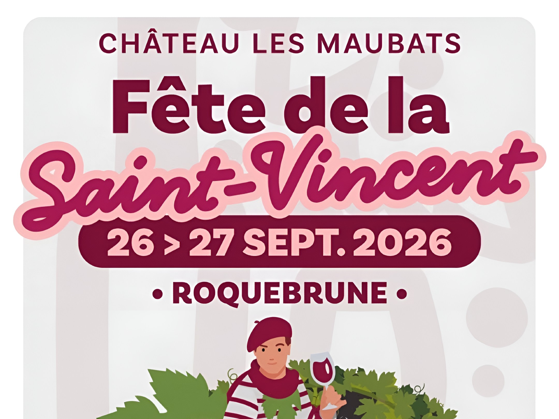 Fête de la Saint-Vincent 3 Les Joussaumes Nord Roquebrune 2026-09-26