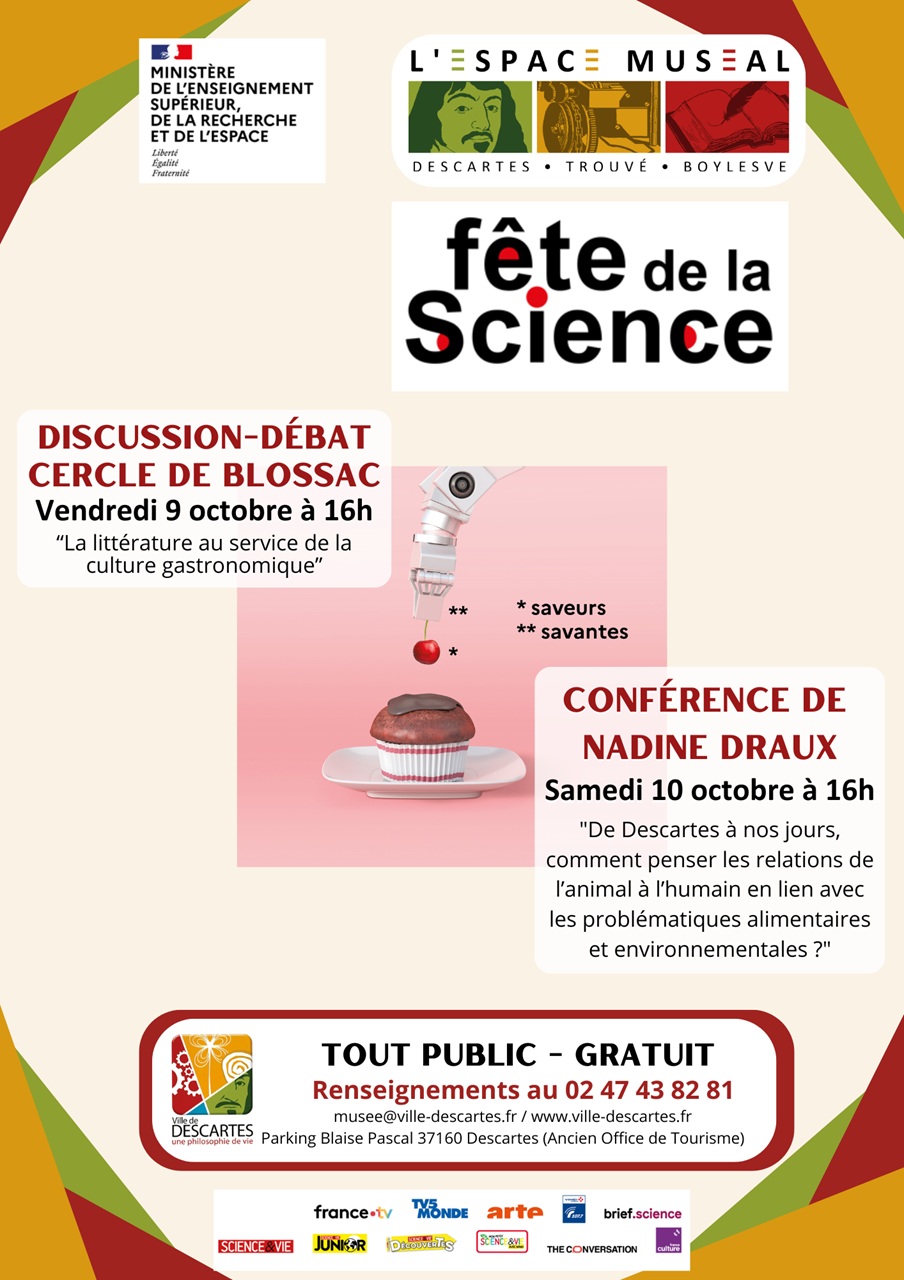 Fête de la Science Discussion débat du Cercle philosophique de Blossac  Descartes