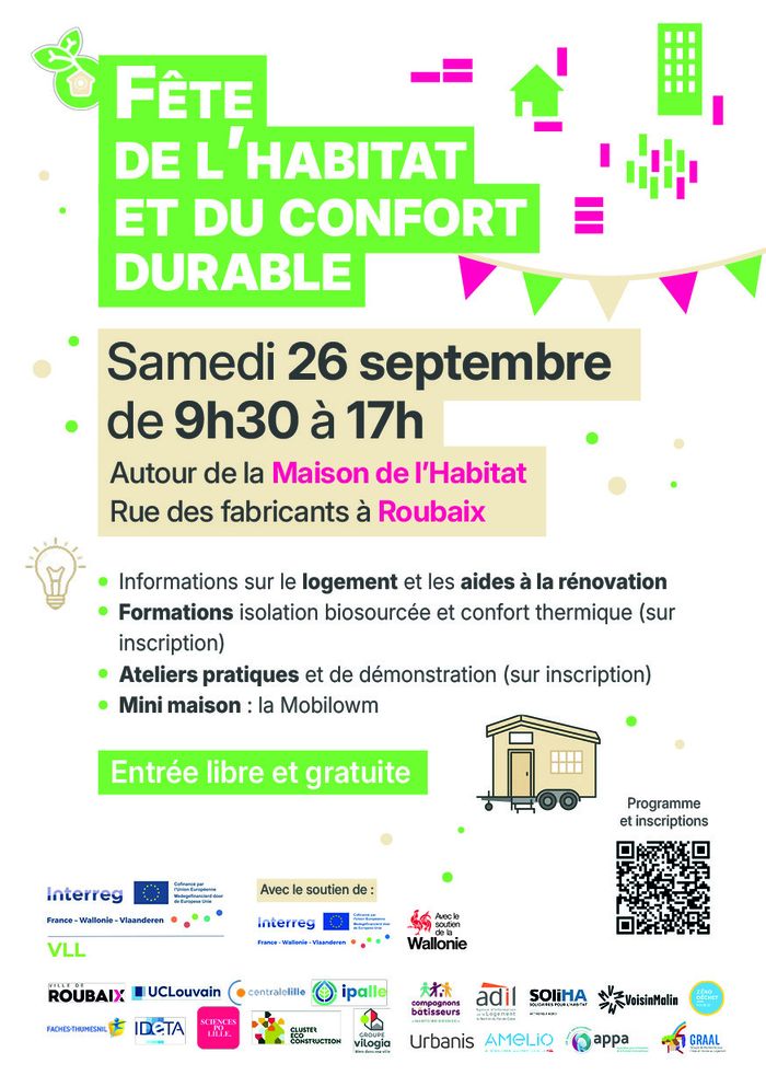 Fête de l&rsquo;habitat et du confort durable, Square Camille Claudel, Roubaix