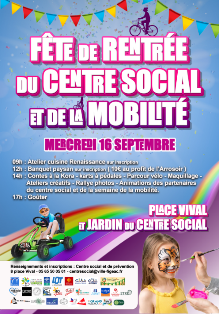 Fête de Rentrée du Centre Social de Figeac Figeac