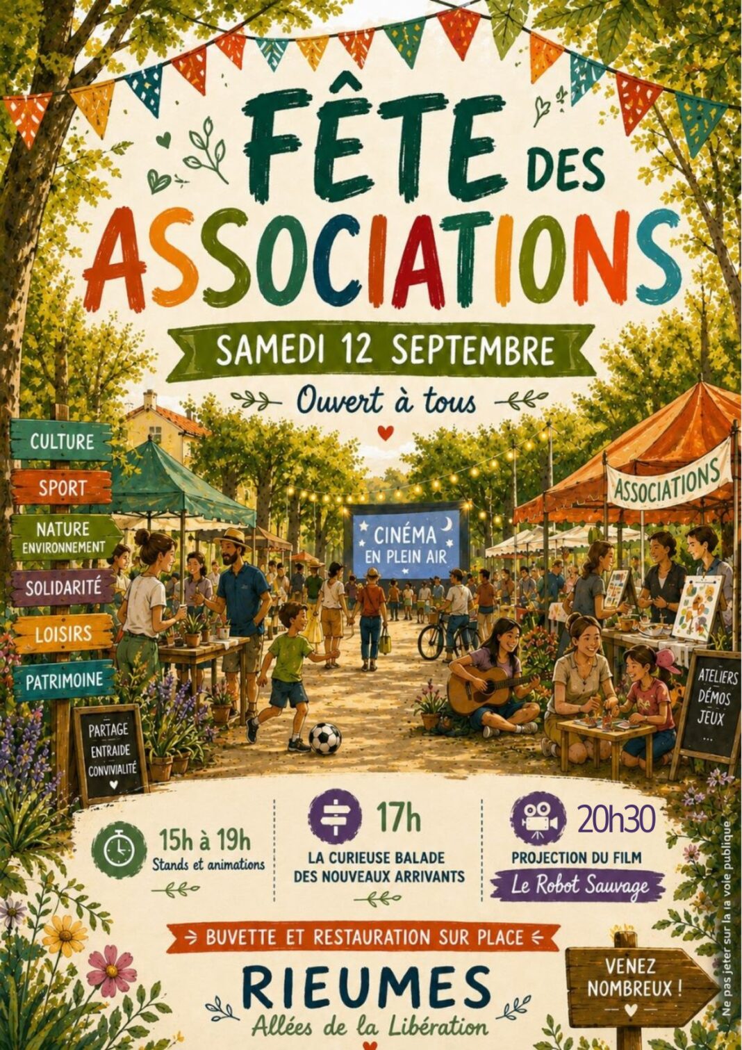 FÊTE DES ASSOCIATIONS Allées de la Libération Rieumes
