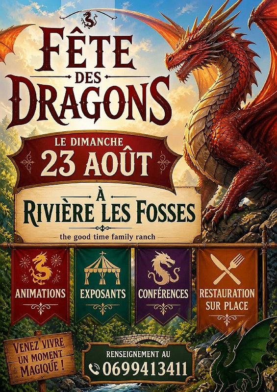 Fête des Dragons Rivière-les-Fosses