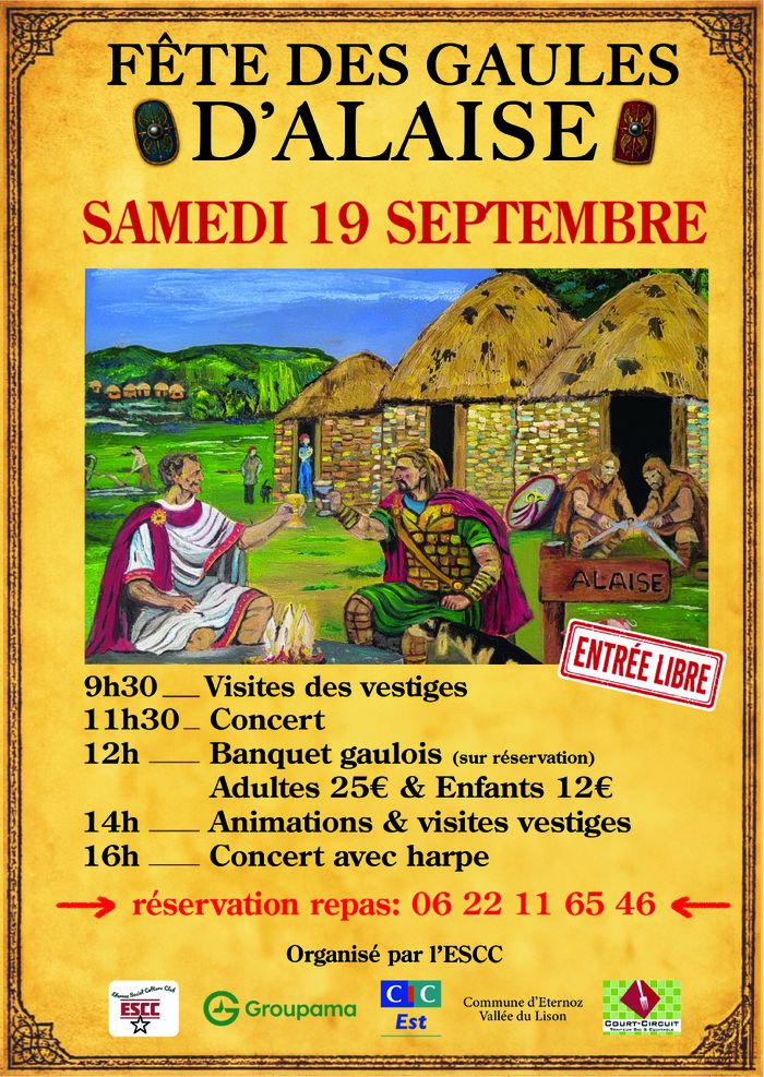 Fête des Gaules d'Alaise dans la commune d'Eternoz Vallée du Lison Alaise (25) Éternoz-Vallée-du-Lison
