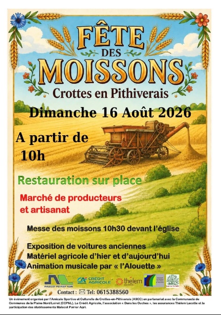 Fête des moissons  Crottes-en-Pithiverais