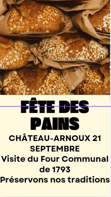 Fête des pains du monde, village, Château-Arnoux-Saint-Auban