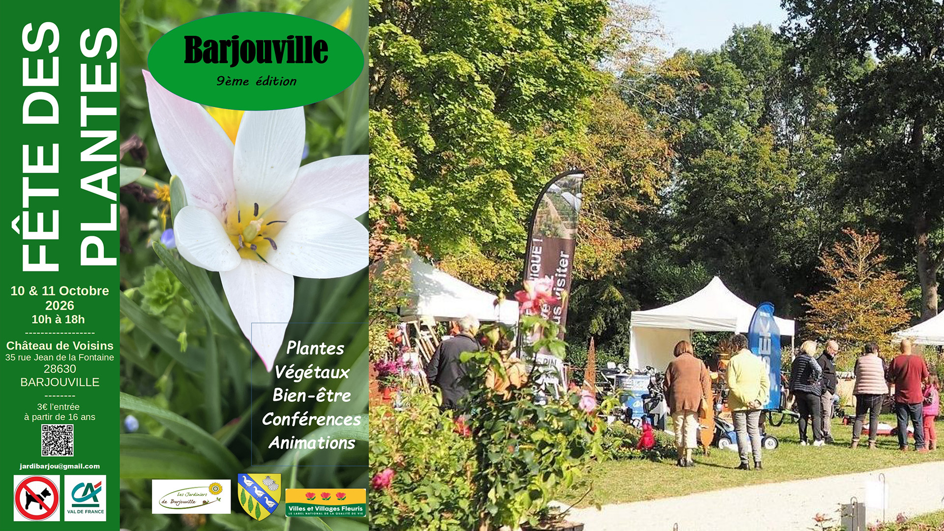 Fête des Plantes 2026 de Barjouville 35 Rue Jean de La Fontaine Barjouville 2026-10-10