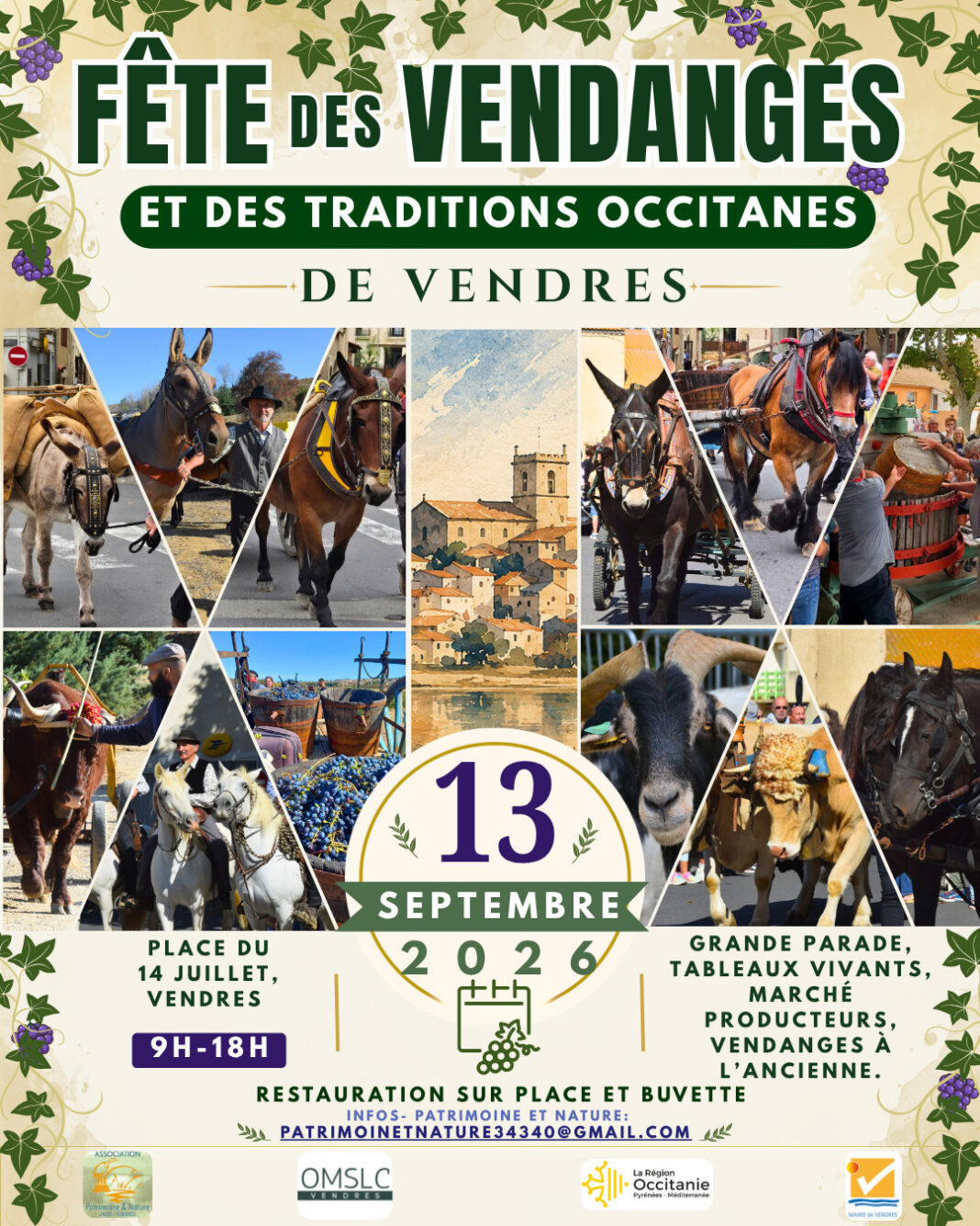FETE DES VENDANGES ET DES TRADITIONS OCCITANES Vendres