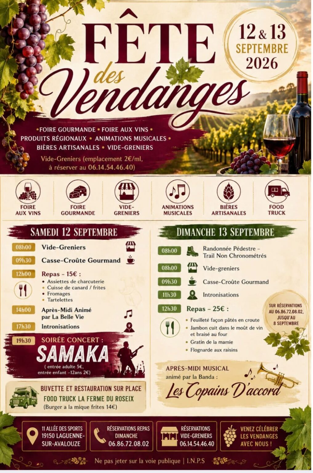 Fête des Vendanges Laguenne-sur-Avalouze