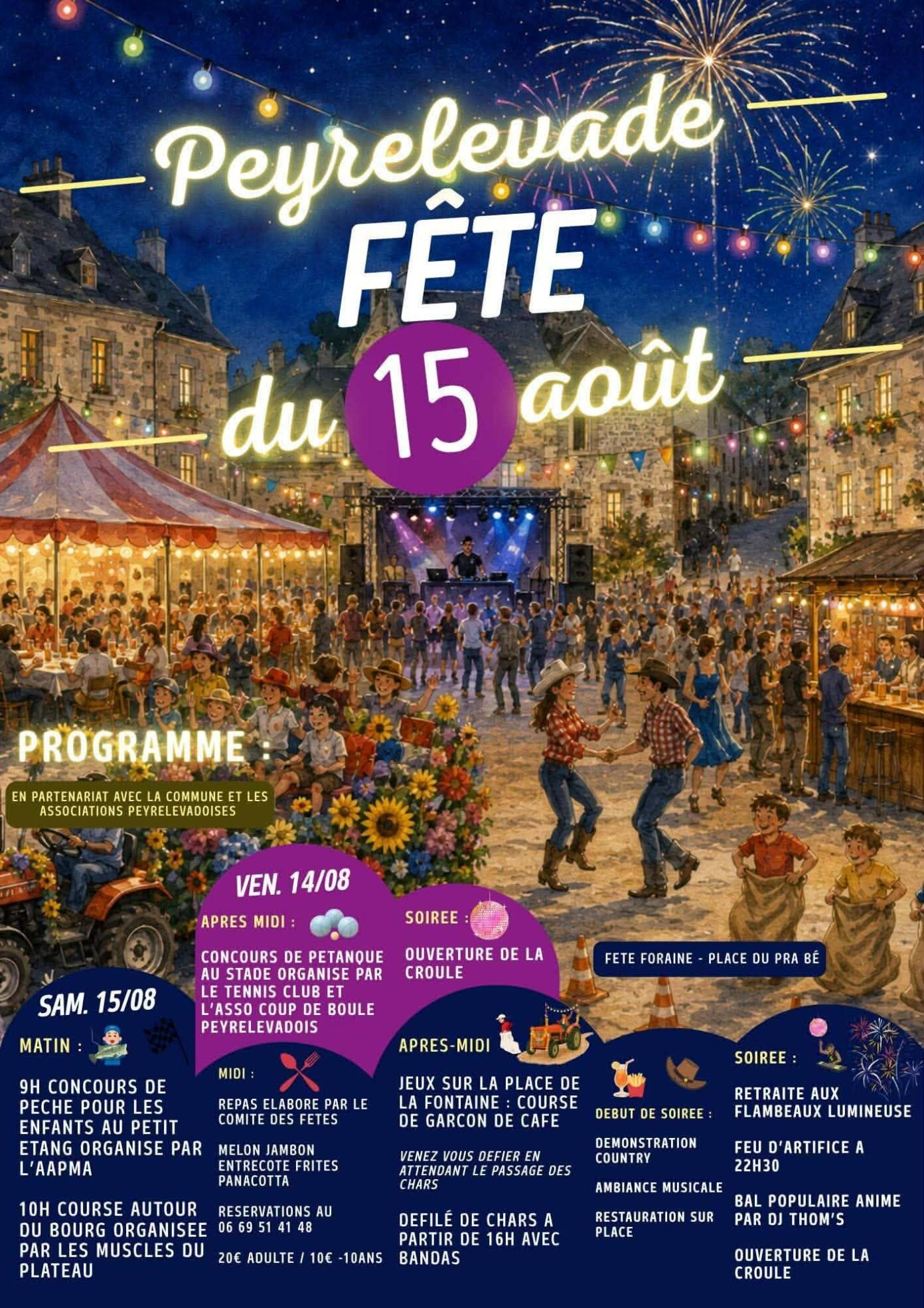 Fête du 15 août Peyrelevade