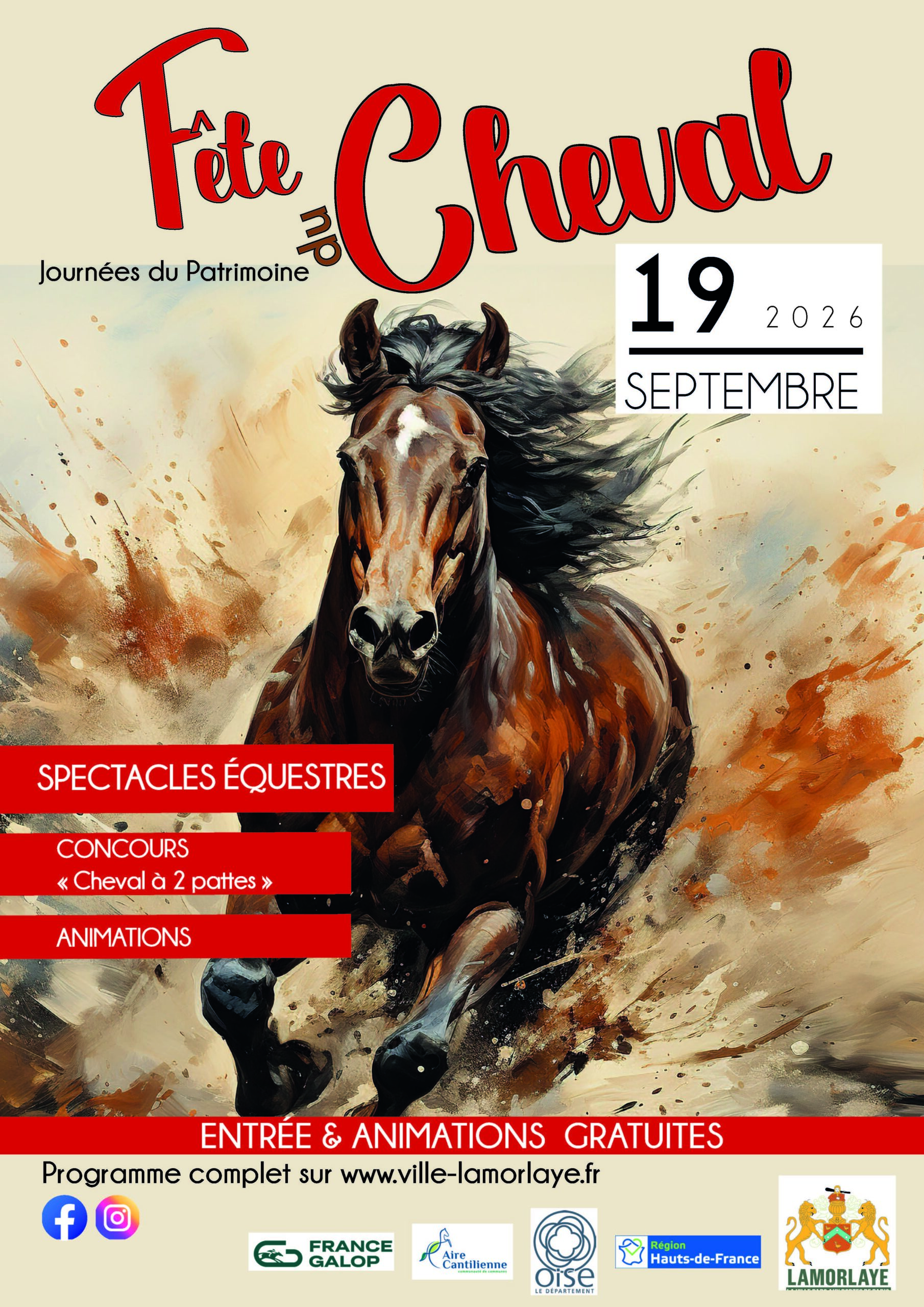 Fête du cheval de Lamorlaye Rue Michel Bléré Lamorlaye 2026-09-19