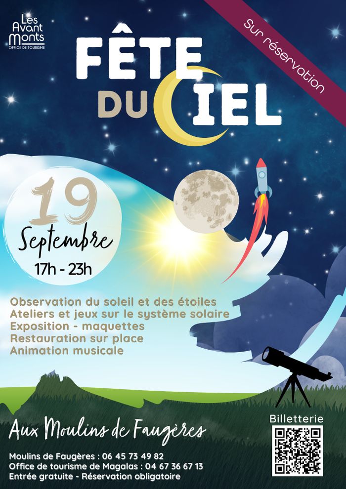 Fête du ciel au Moulin de Faugères, Moulin de Faugères, Faugères