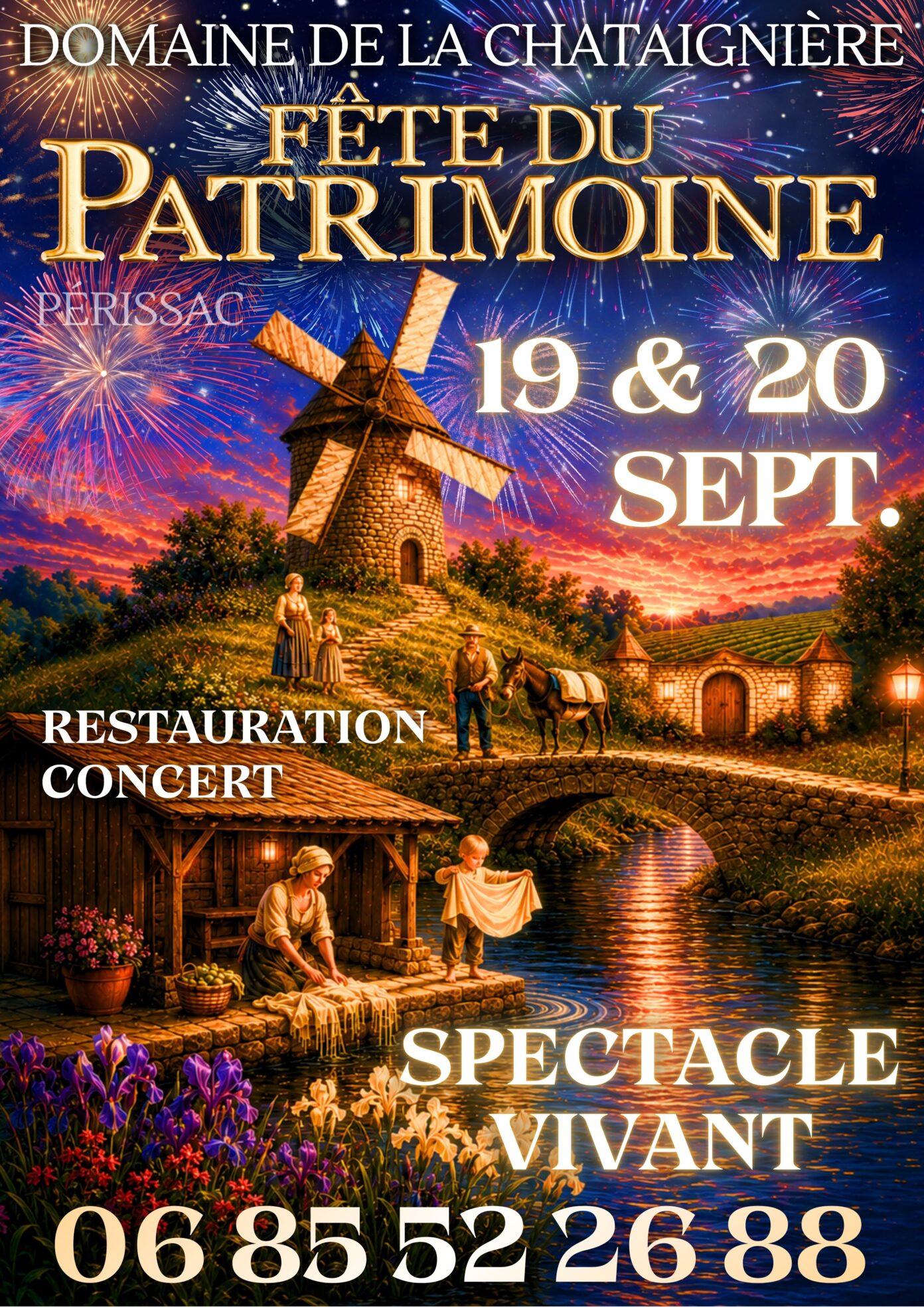 Fête du Patrimoine, Domaine de la Chataignière  Périssac