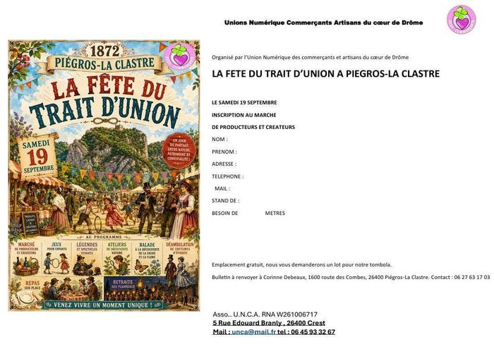 fête du trait d’union entre nos deux hameaux piégros et La clastre, place du centre rural d’animation, Piégros-la-Clastre