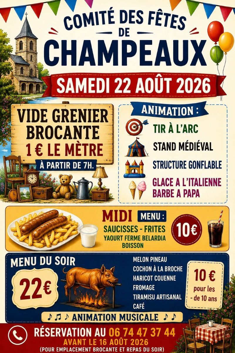 Fête patronale Mareuil en Périgord