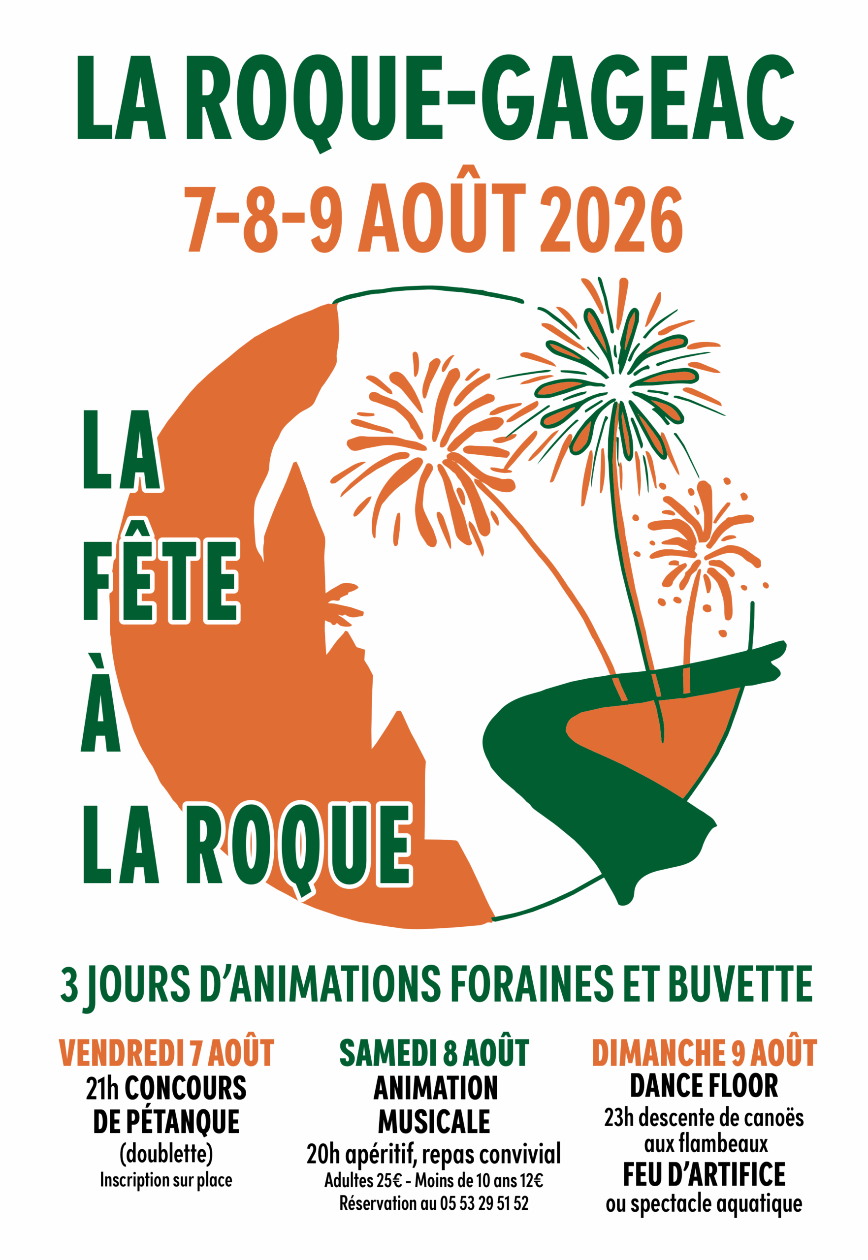 Fête votive à La Roque Gageac Le bourg La Roque-Gageac 2026-08-07