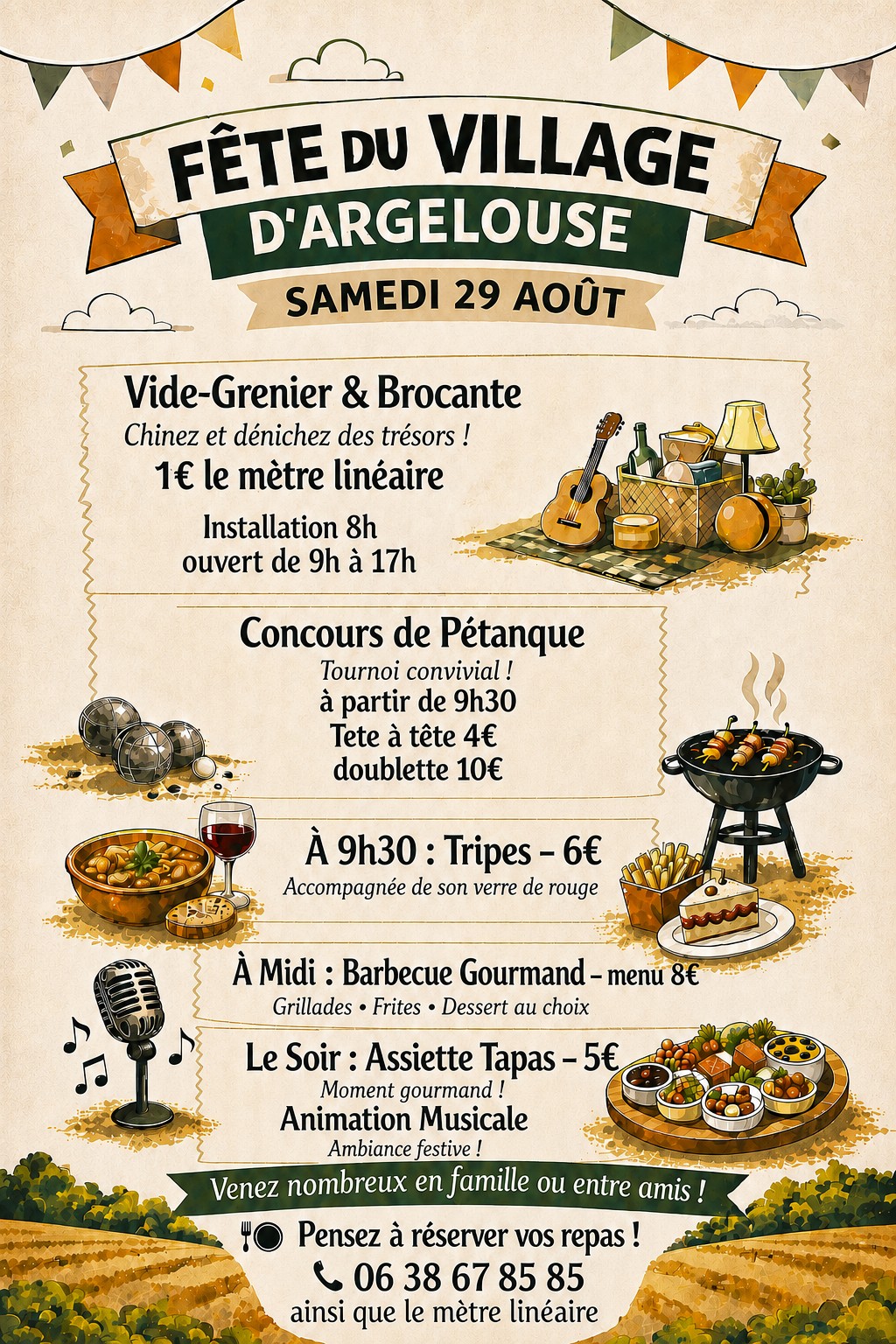 FÊTES D’ARGELOUSE Place LARRIVAL Argelouse