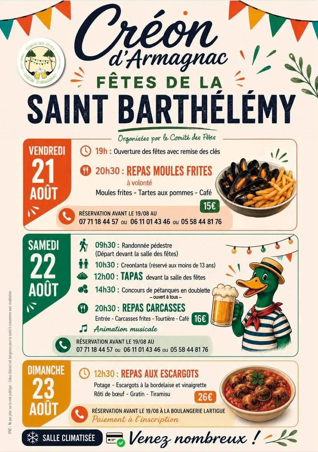 Fêtes de la Saint Barthélémy Créon-d’Armagnac