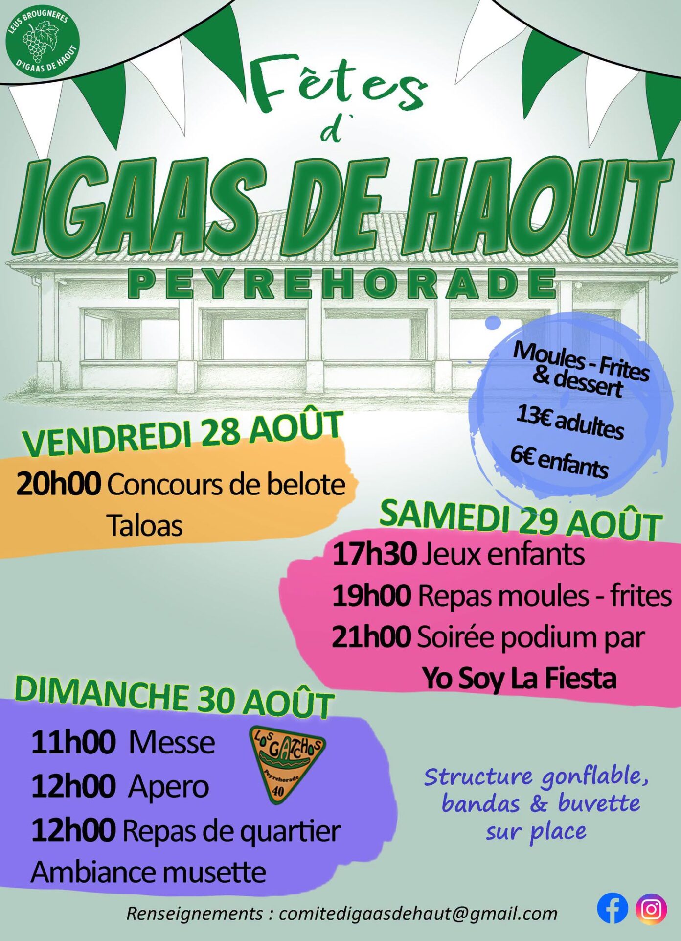 Fêtes d&rsquo;Igaas de Haout  Peyrehorade