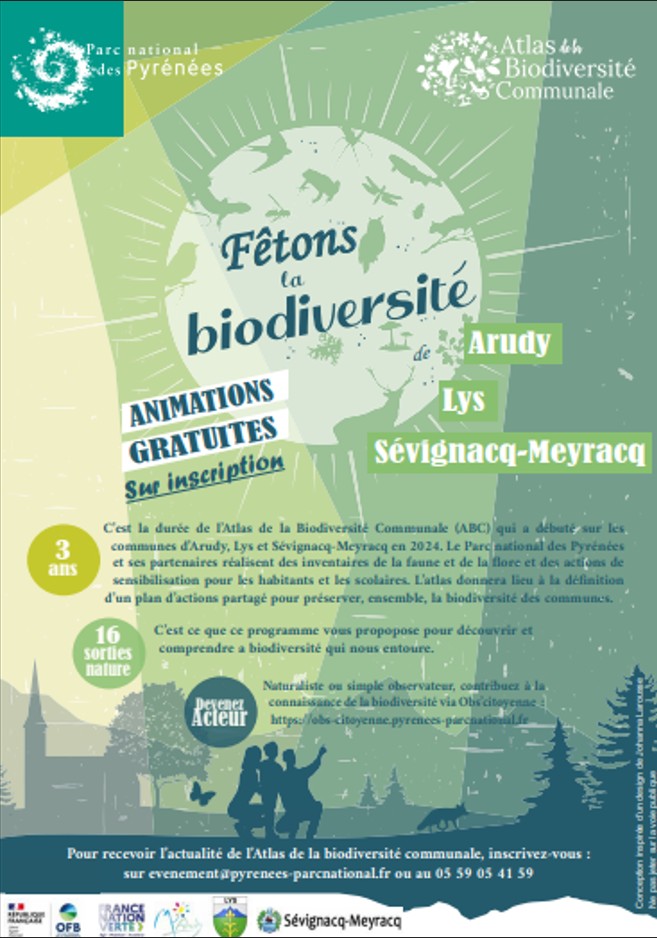 Fêtons la biodiversité Le jour de la nuit Pl. de l&rsquo;Hôtel de ville Arudy