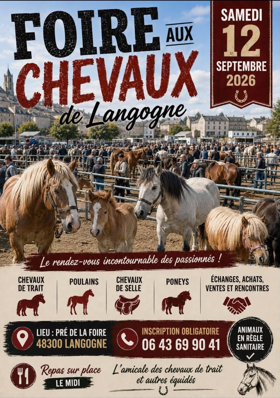 FOIRE AUX CHEVAUX  Langogne