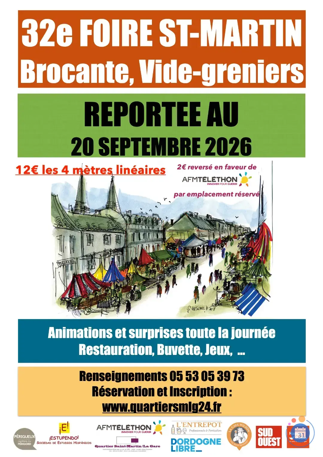 Foire Saint Martin Quartier Saint-Martin Périgueux