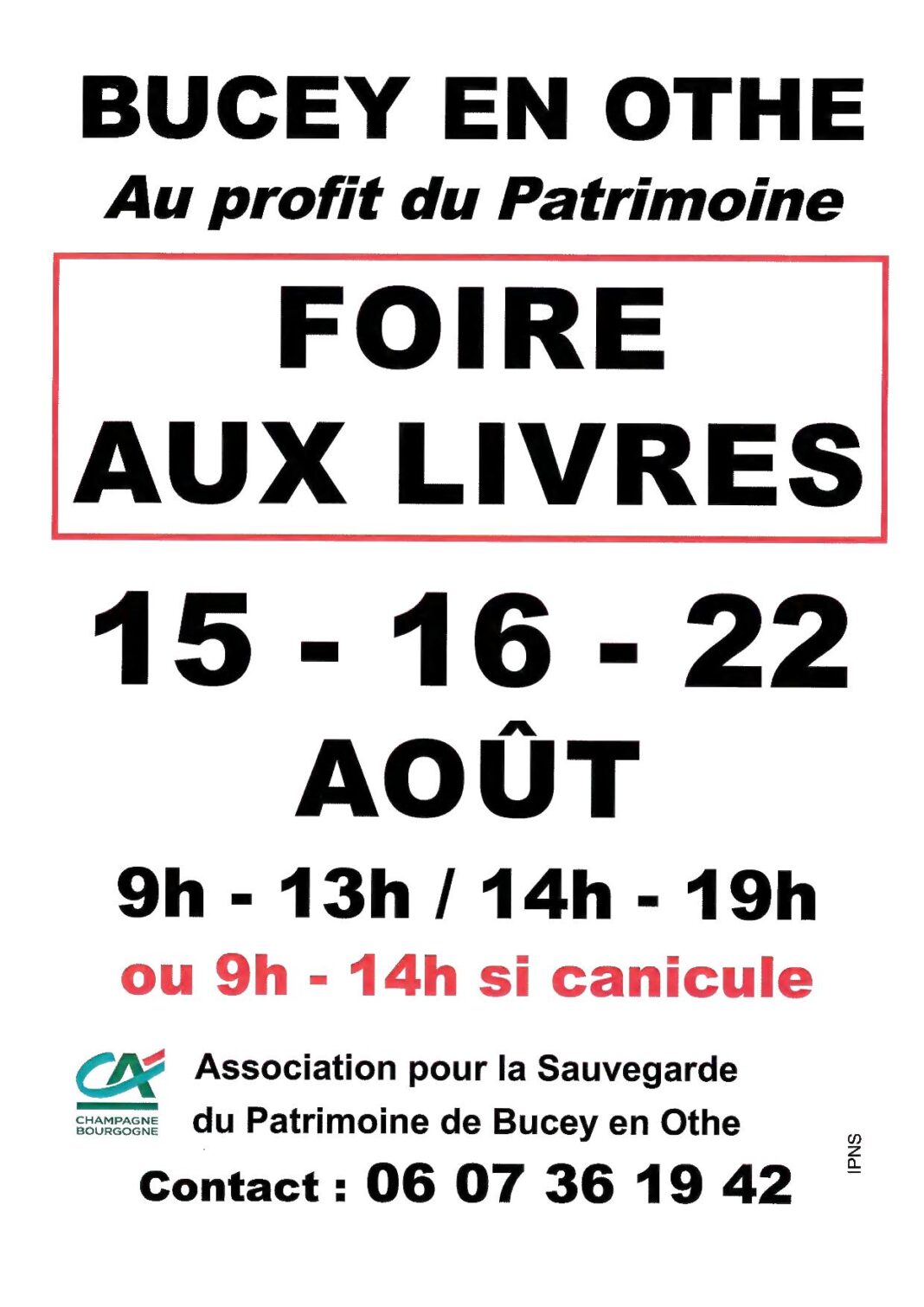 Foires aux livres Bucey-en-Othe
