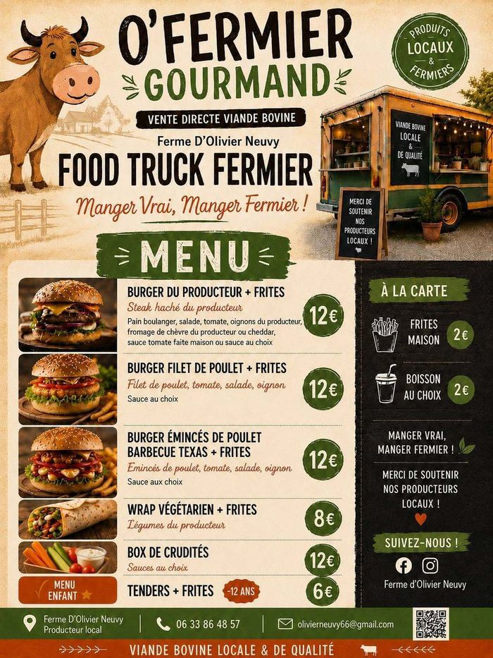 Food truck fermier Vicq-sur-Gartempe
