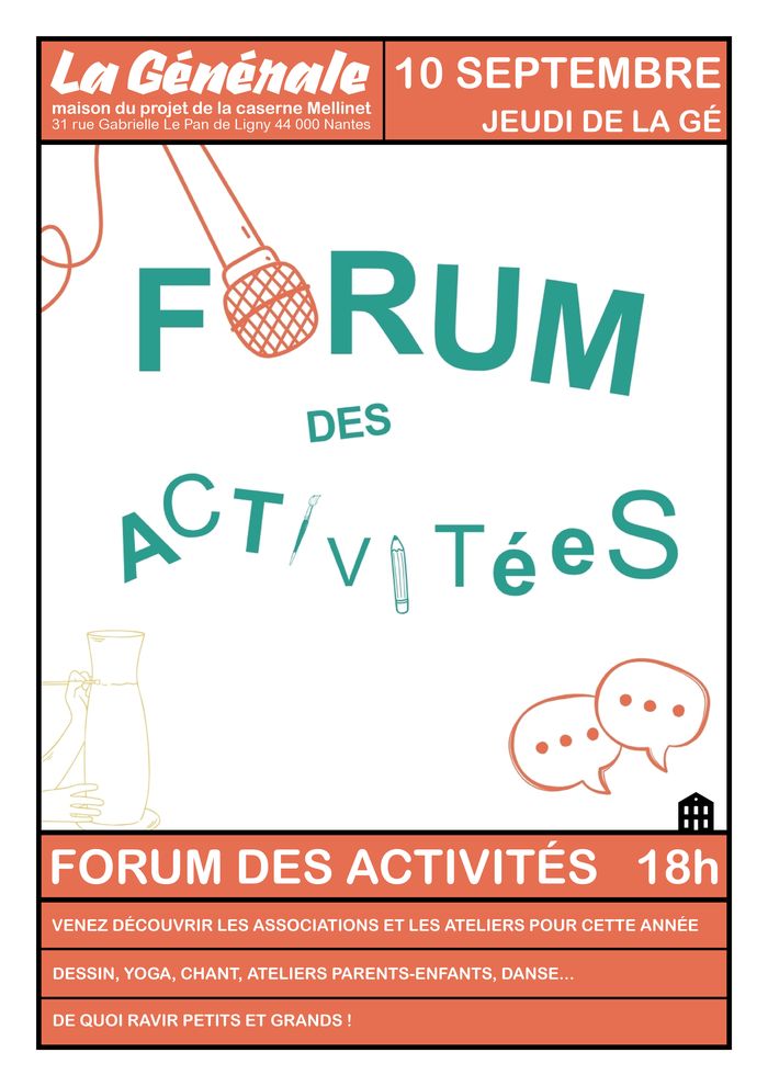 Forum des activités La Générale, Caserne Mellinet Nantes
