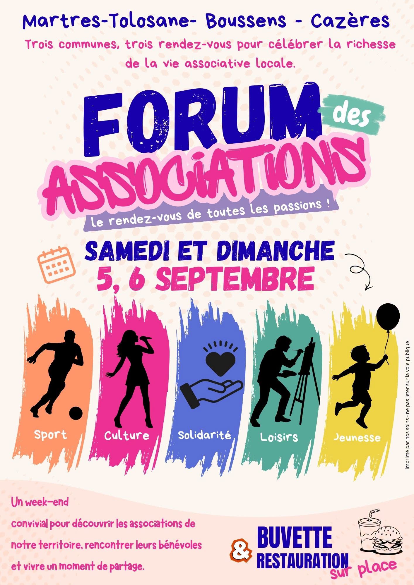FORUM DES ASSOCIATIONS 2026 SOUS LA HALLE Boussens 2026-09-05