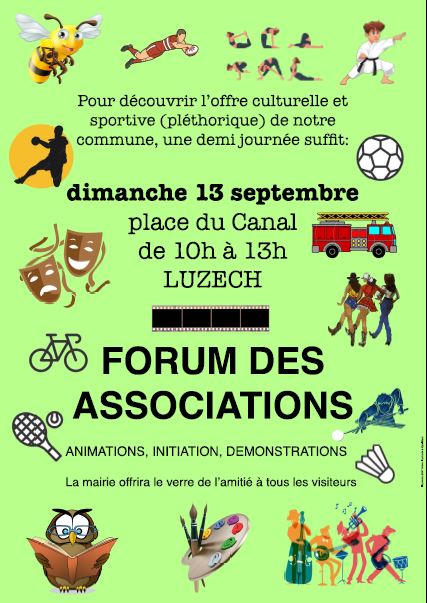 Forum des associations à Luzech Luzech
