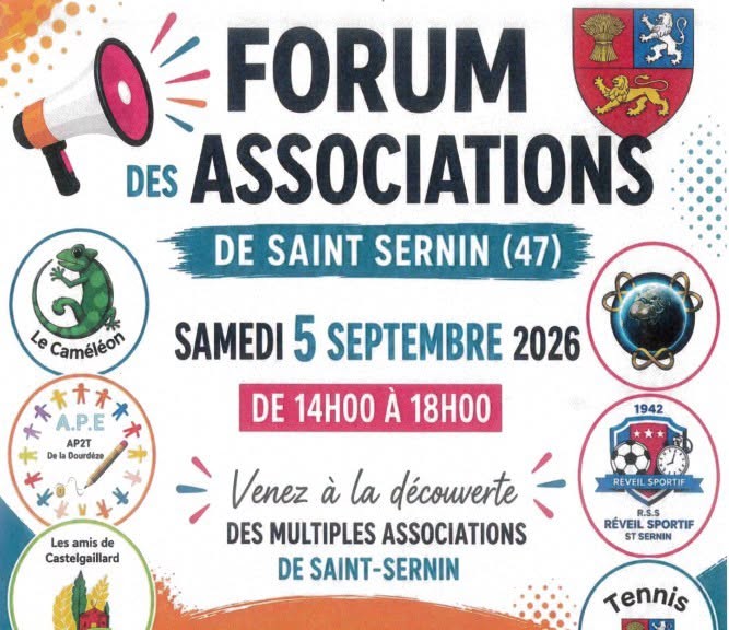 Forum des associations à Saint Sernin de Duras  Saint-Sernin
