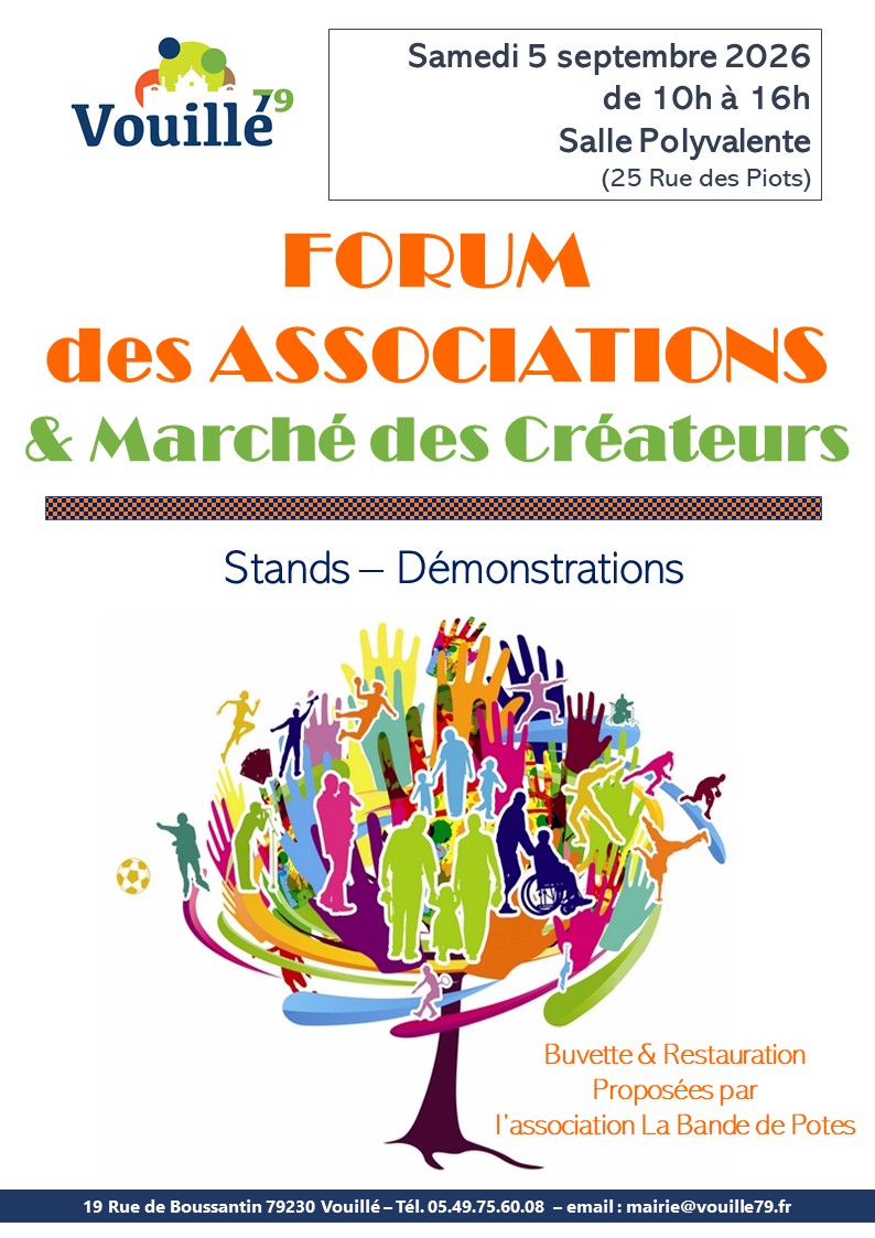 Forum des Associations à Vouillé Salle polyvalente (en extérieur) Vouillé