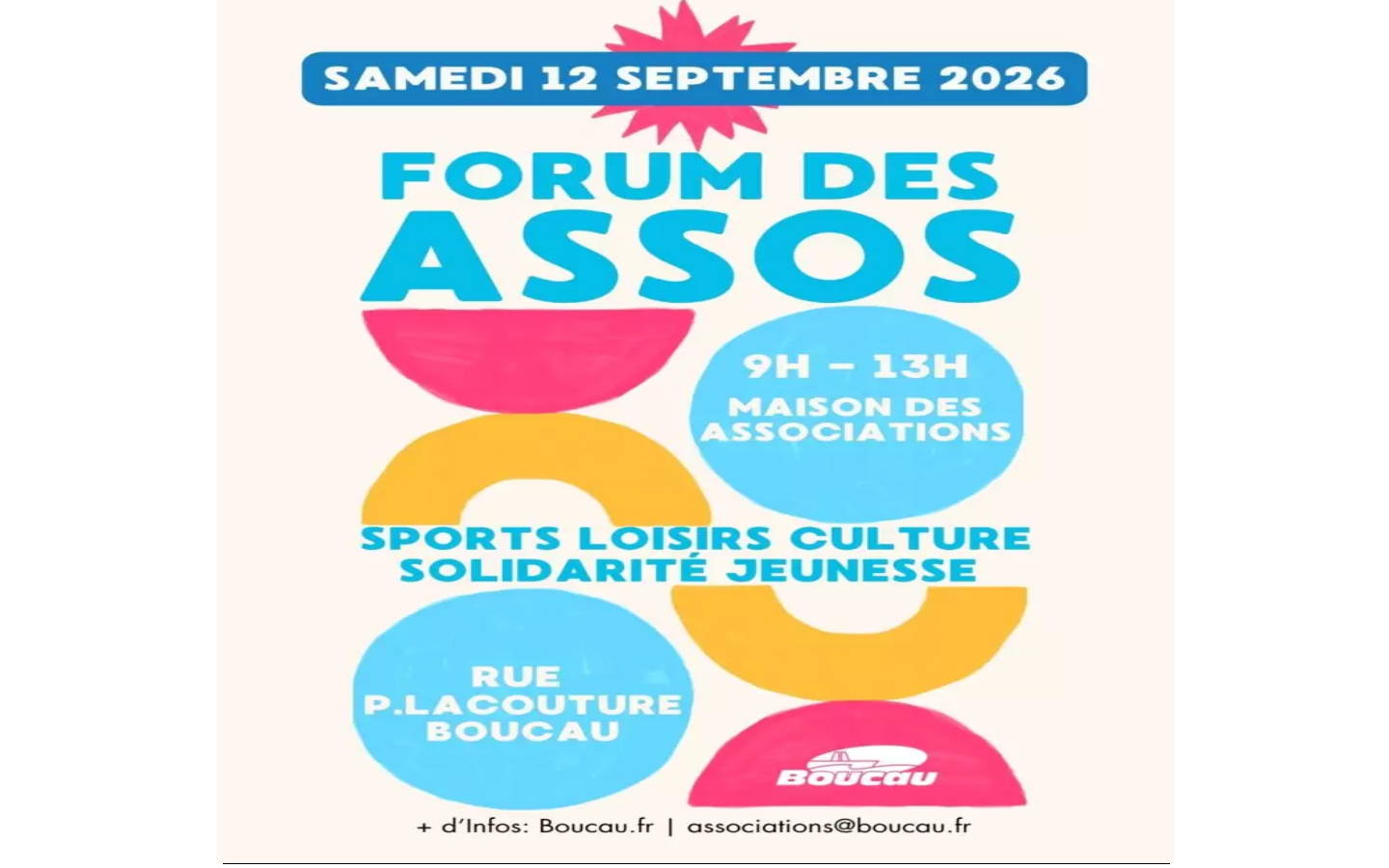 Forum des Associations 4 Rue Pierre Lacouture Boucau 2026-09-12