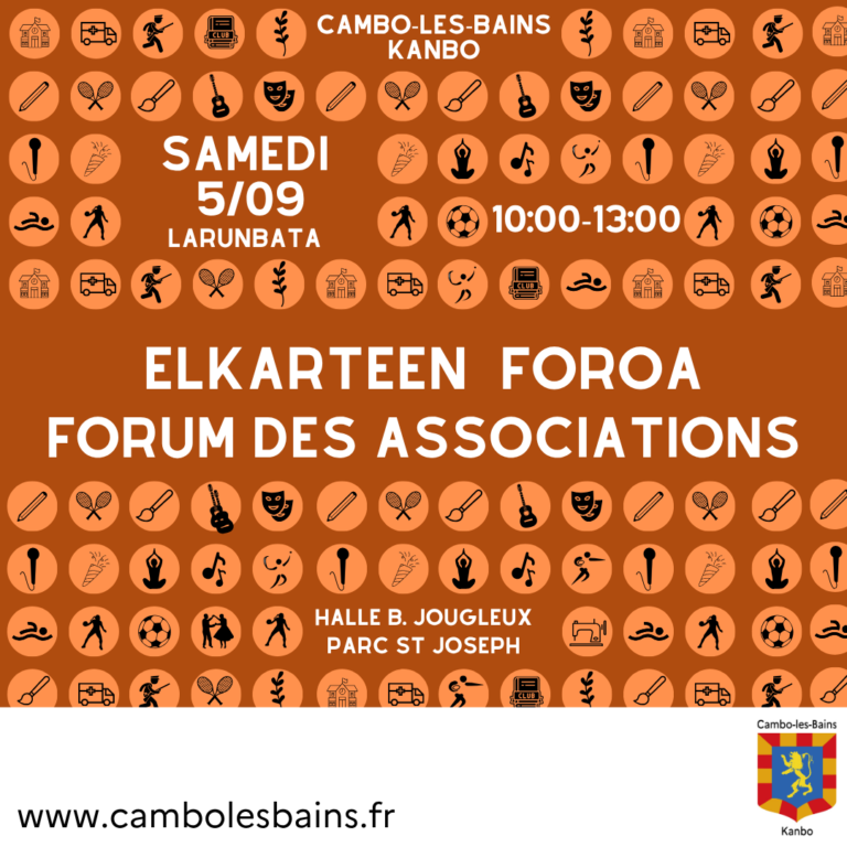 Forum des associations Impasse de la Gendarmerie Cambo-les-Bains