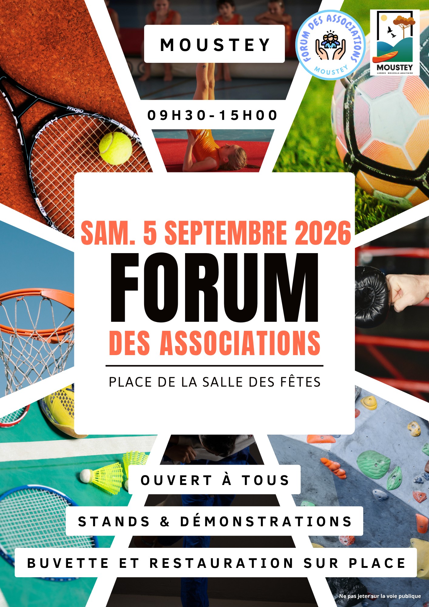 Forum des Associations de MOUSTEY Place de la salle des fêtes Moustey 2026-09-05