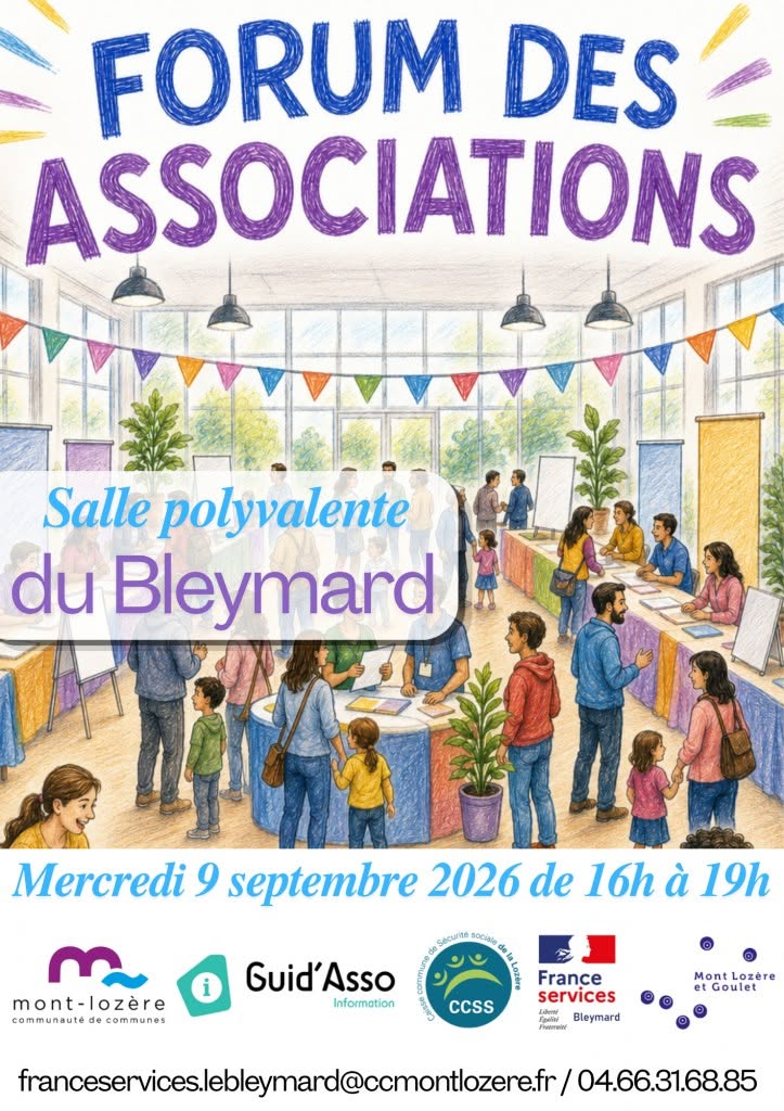 FORUM DES ASSOCIATIONS DU MONT LOZÈRE Le Bleymard Mont Lozère et Goulet 2026-09-16