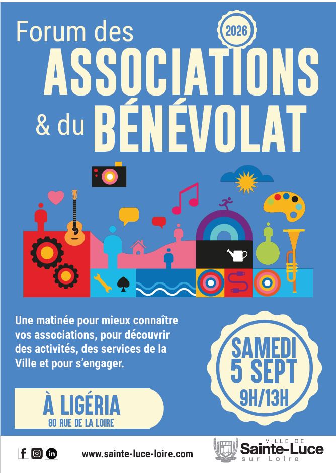 Forum des associations et du bénévolat de Sainte-Luce-sur-Loire Ligéria Sainte-Luce-sur-Loire
