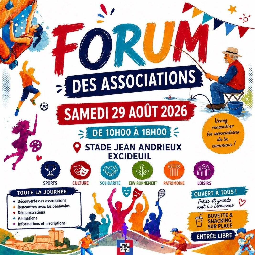 Forum des associations Stade Jean Andrieux Excideuil