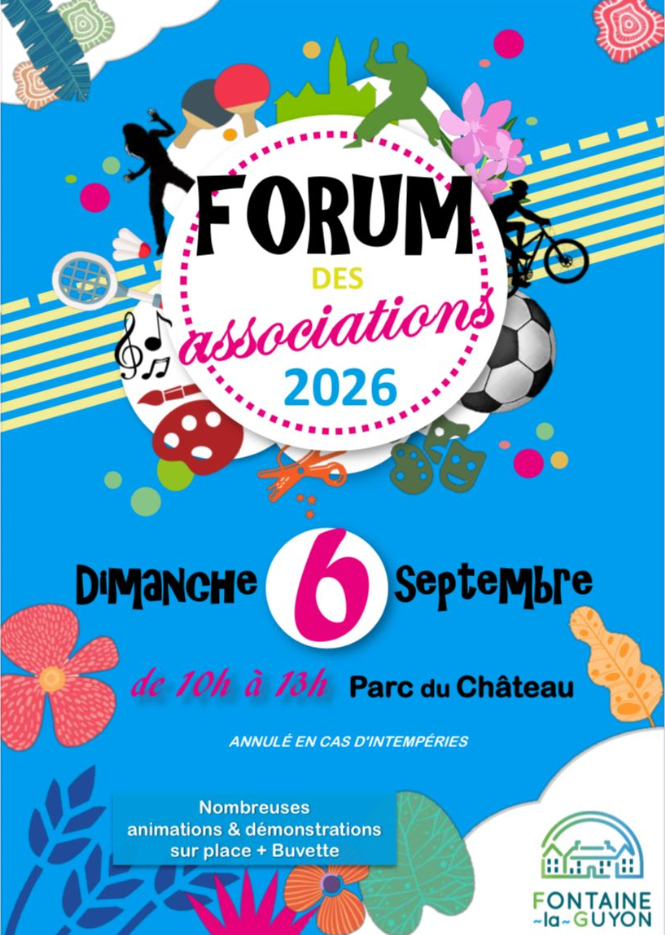 Forum des associations Fontaine-la-Guyon 2026-09-06