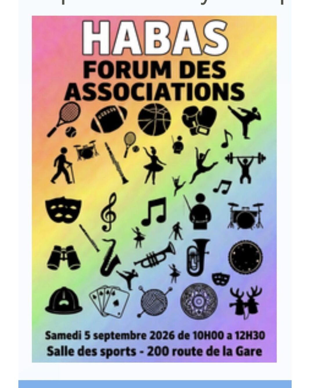 Forum des associations Salle des sports Habas