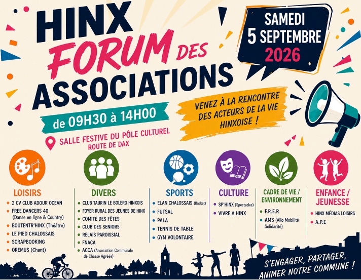 Forum des associations salle festive Hinx