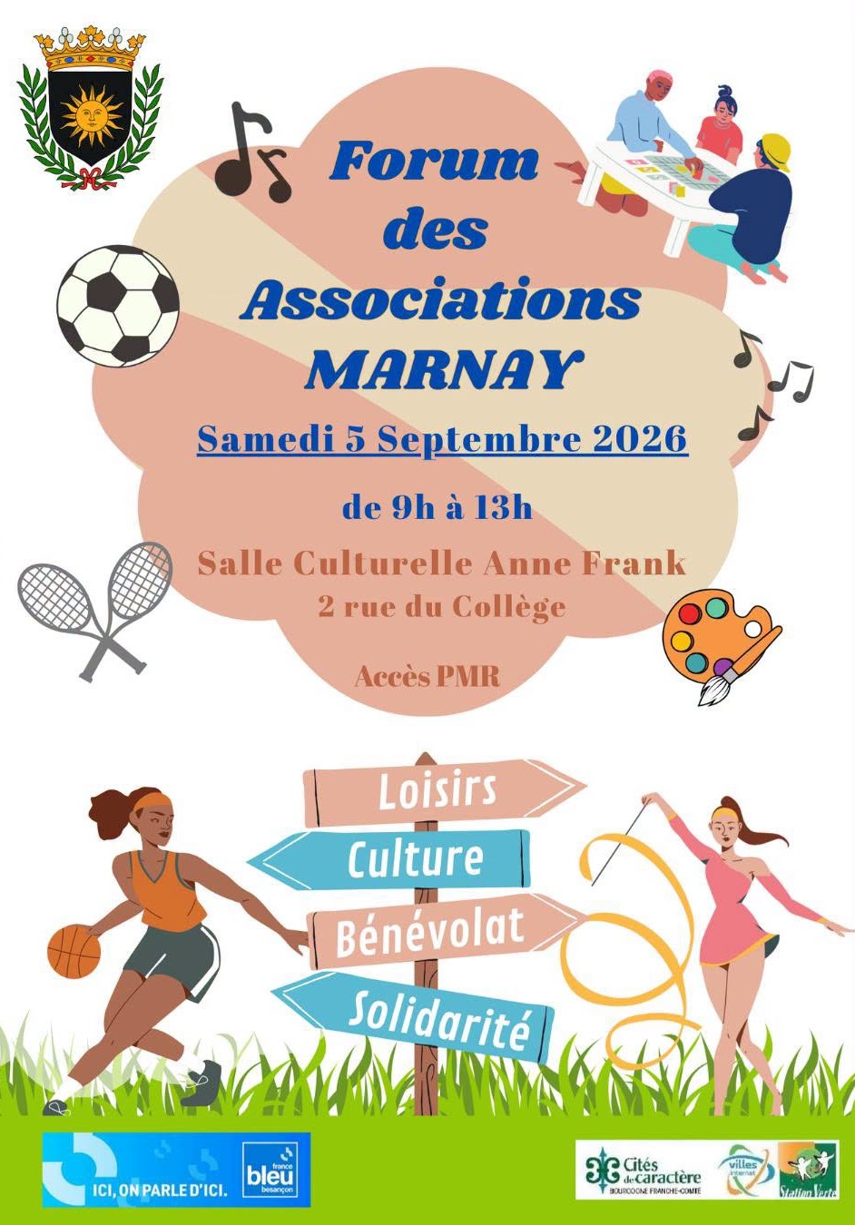 Forum des associations Salle Culturelle Anne Frank Marnay