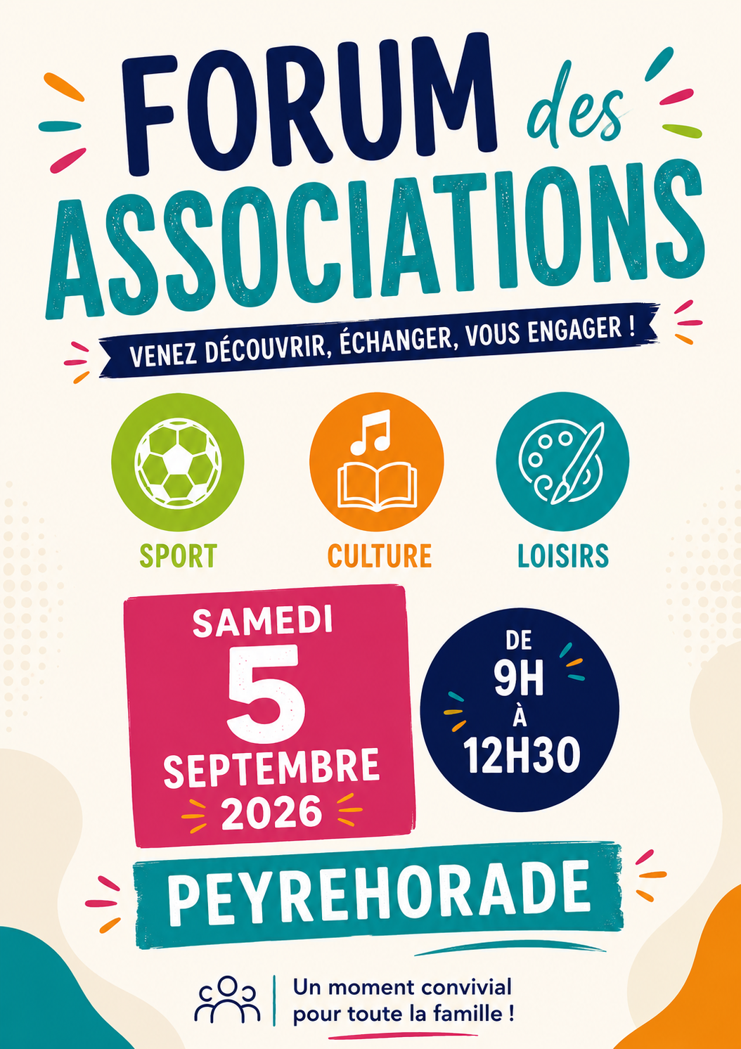 Forum des associations Halles Peyrehorade 2026-09-05