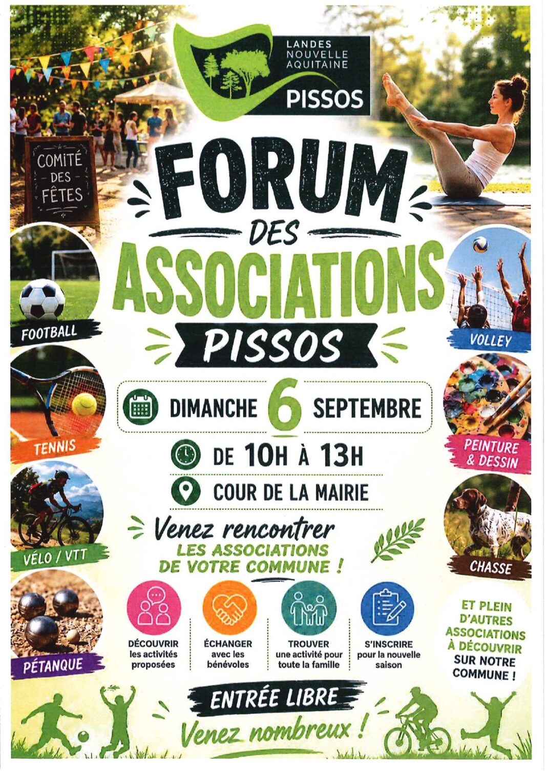Forum des Associations COUR DE LA MAIRIE Pissos