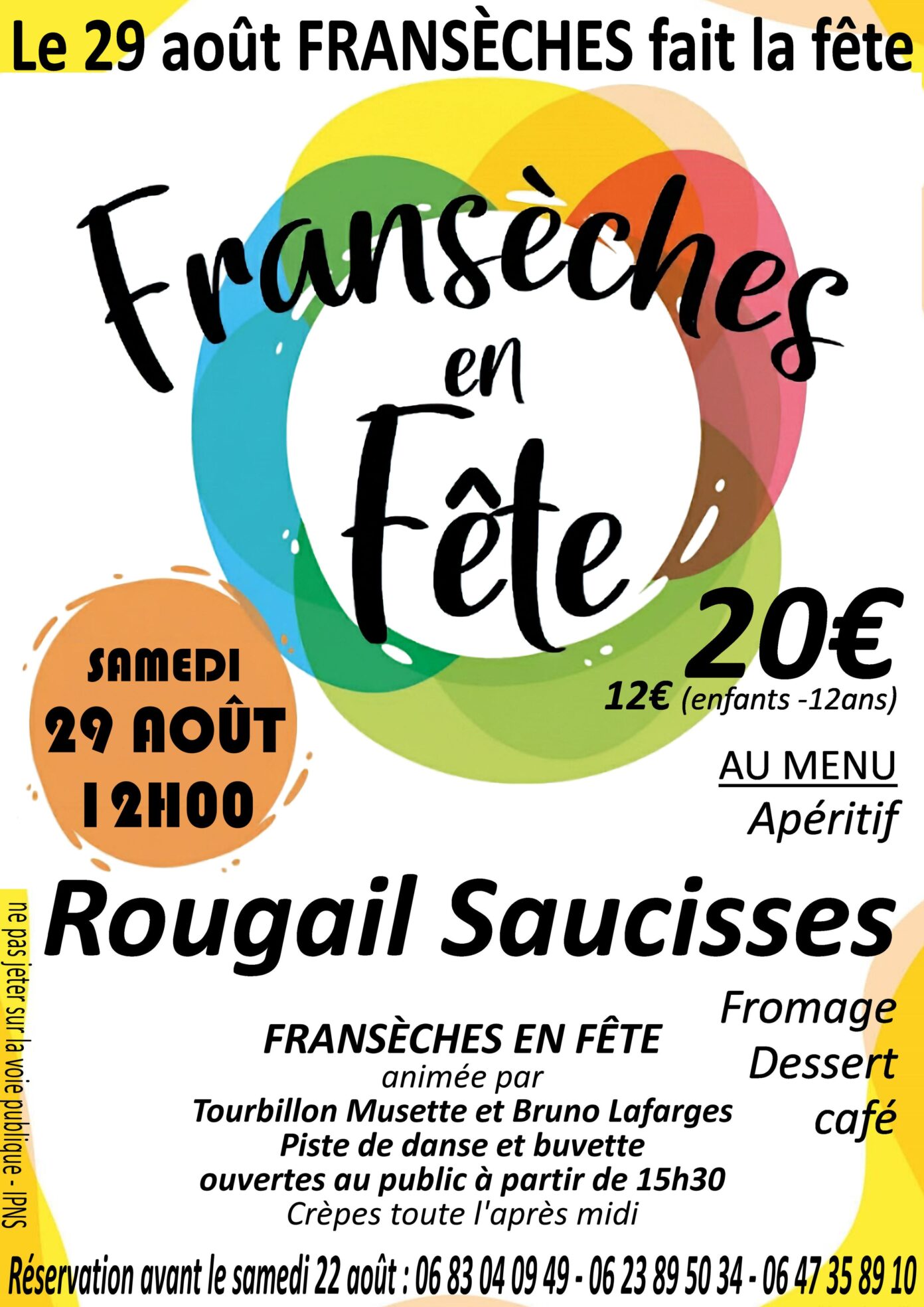 Fransèches en fête ! Fransèches