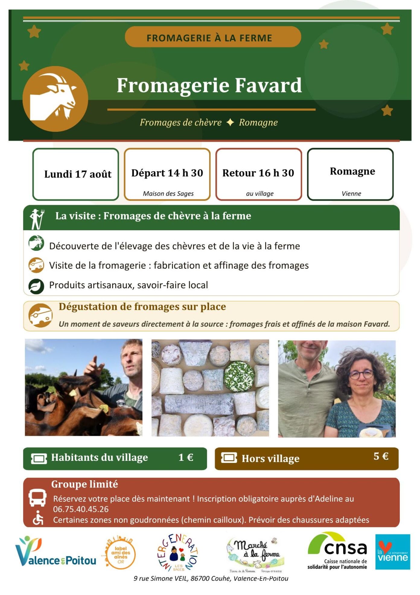 Fromagerie à la ferme  Romagne
