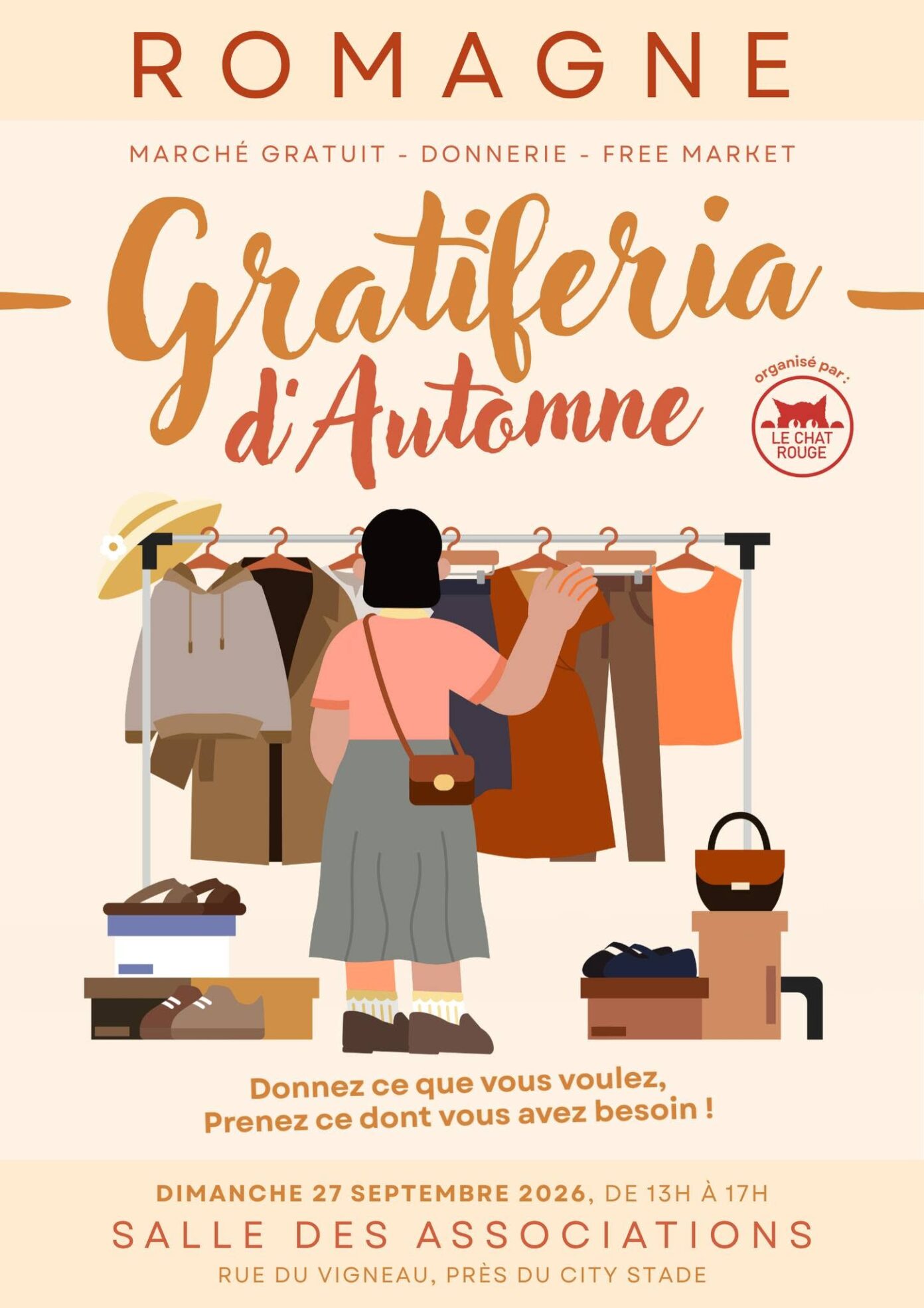 Gratiferia salle des associations Romagne